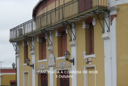 CANCELADA A CORRIDA DESTA TARDE 